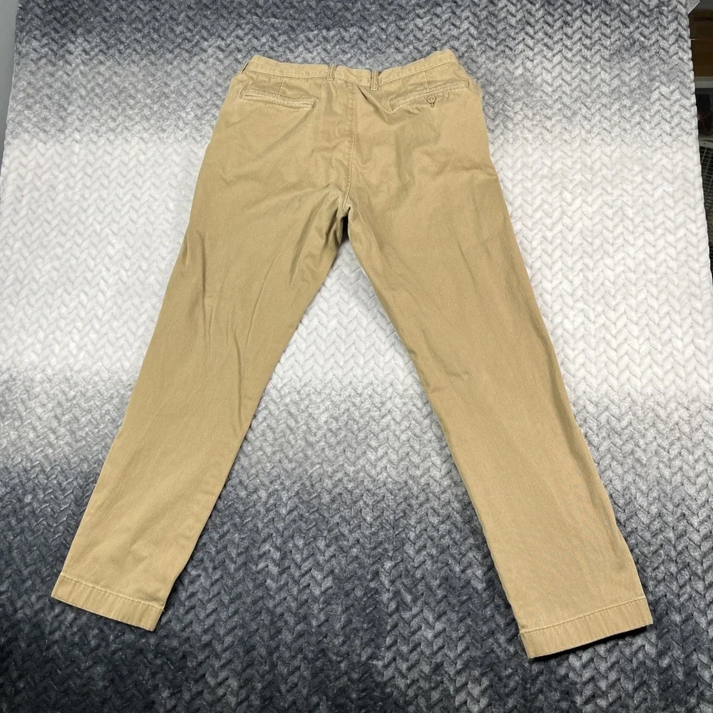 J.Crew 770 Straight Chino Pants Mens 33x32 Khaki Beige Classic Fit Fits-W32 L31